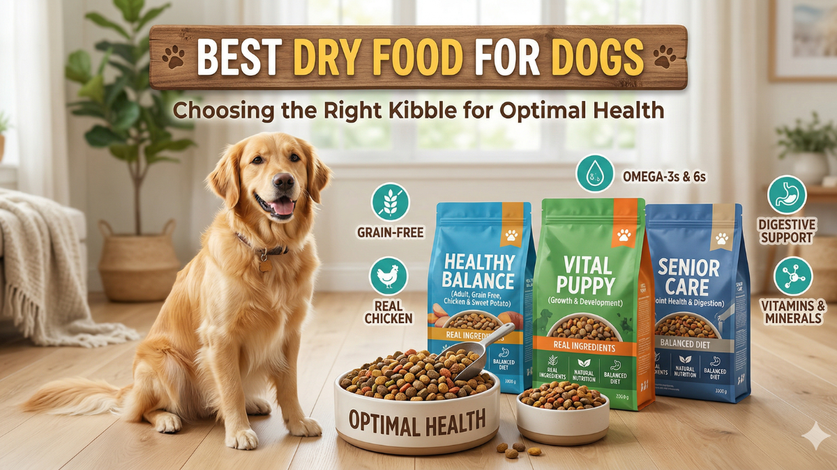 Best Dry Food for Dogs: Choosing the Right Kibble for Optimal Health